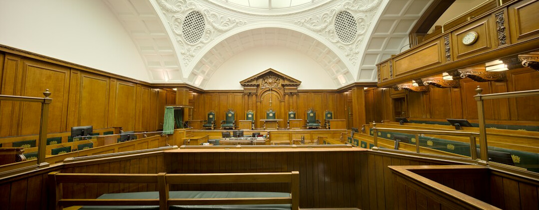 courtroom scene